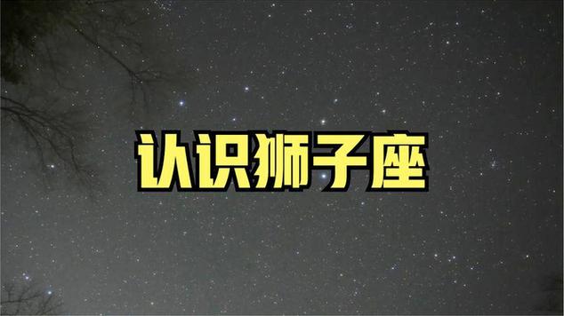 认识狮子座:春季星空的代表星象|星座情感|星座运势_网易视频