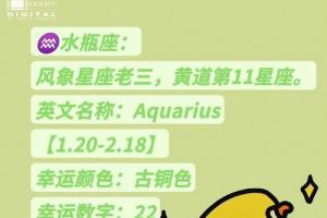 ♒️水瓶座性格特征: