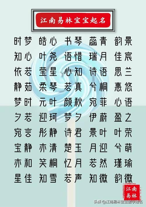 200个女孩漂亮有涵养的名字推荐,惊艳了时光,温柔了岁月