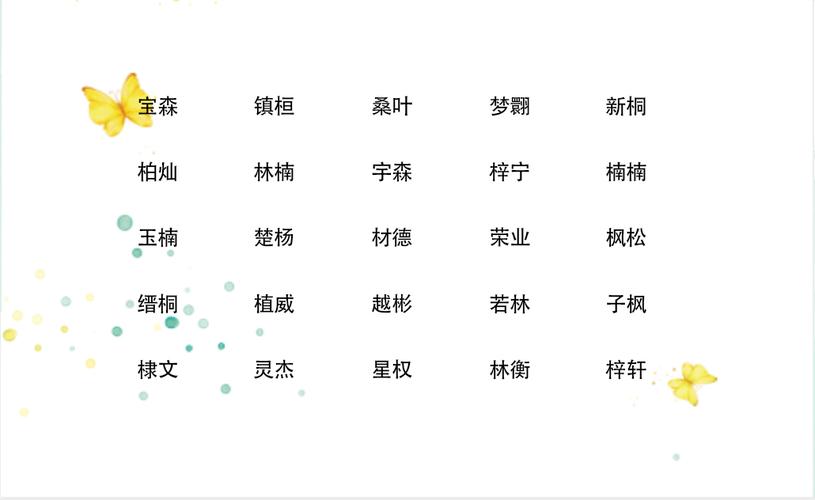 木字旁男孩取名:300个清新俊逸的好名字!