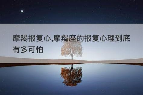 摩羯报复心,摩羯座的报复心理到底有多可怕