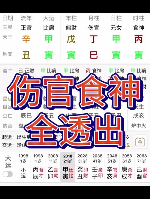 八字命理之伤官食神全部透出该如何是好