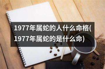 1977年属蛇的人什么命格(1977年属蛇的是什么命)