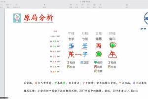 看我来分析命局,八字体现人生,让我们沉浸在八字解读过程中,走进一段