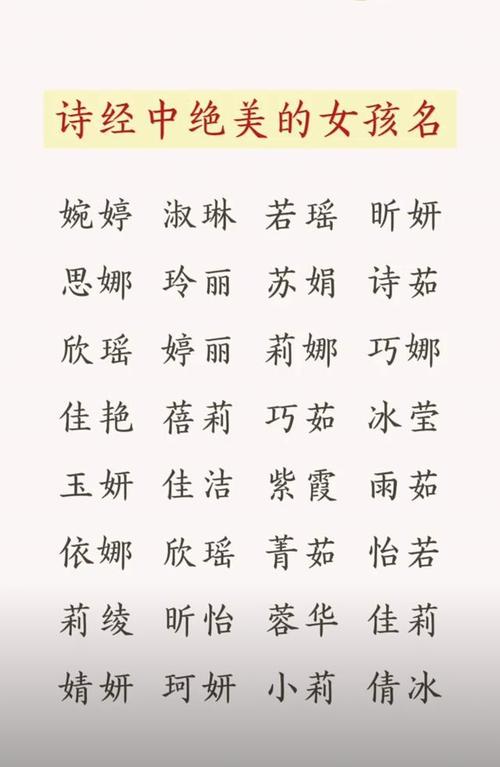 宝宝起名字:简单快乐,女孩名字洋气有涵养诗经有文化底蕴