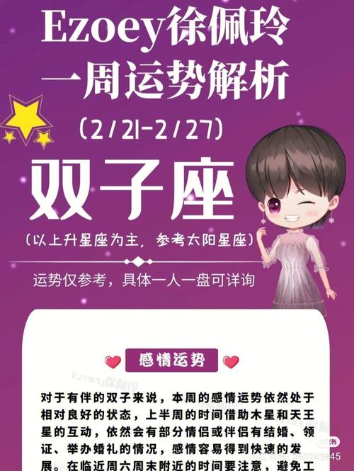 双子座22年一周运势(2/21-2/27) 占星师ezoey徐佩玲十二星座周运运势